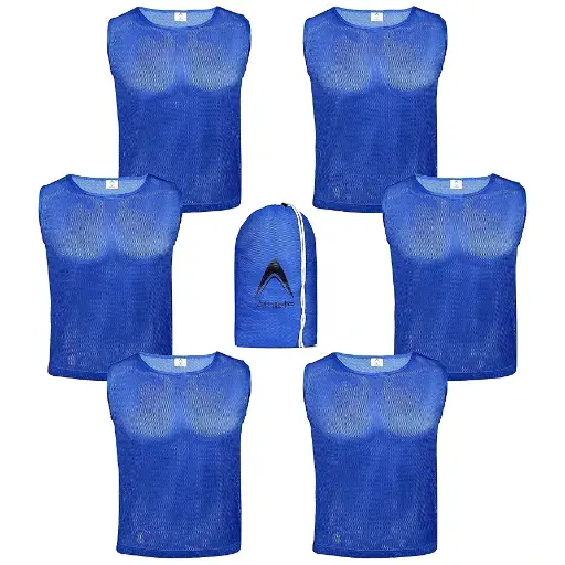 ATHLLETE | Pinnies  Scrimmage Jerseys With Carry Bag | Set of 6