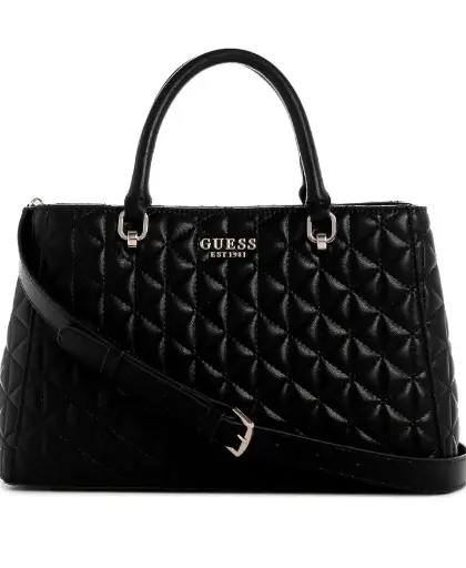 Guess | Black Quilted women's Satchel