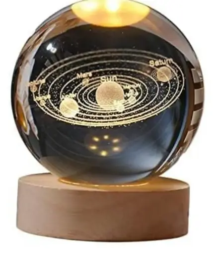 IDELLA | 3D Universe  Crystal Ball | Night Light
