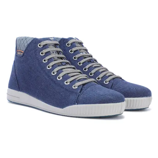 WOODLAND | Navy Canvas High-top Sneaker